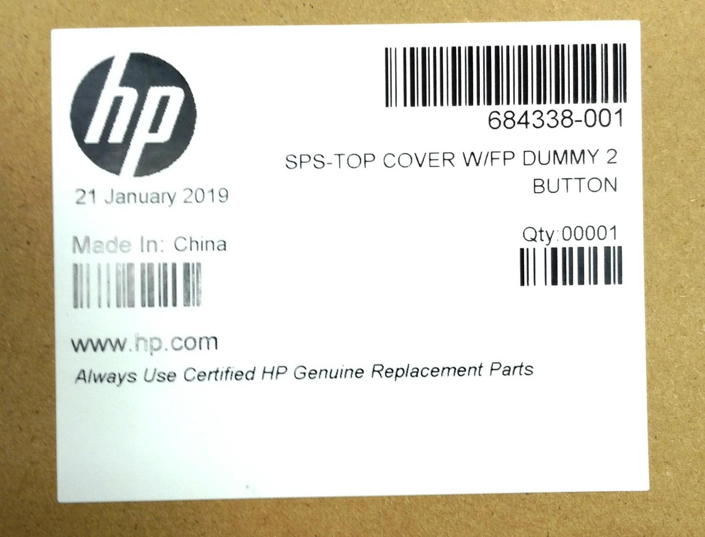 HP Probook 6470B 6475B  Compaq Elite 8300 Palmrest With Touchpad 684338-001