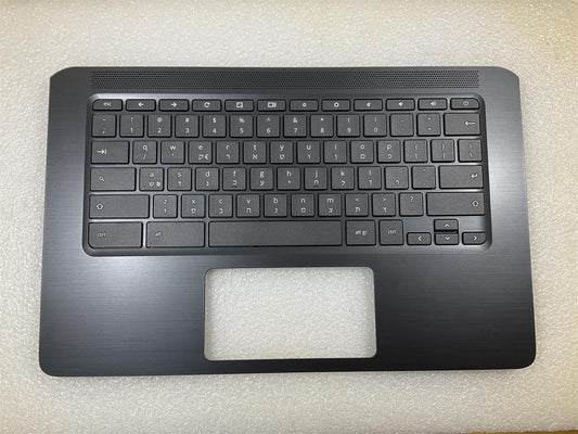 for HP Chromebook 14A G5 L14355-BB1 Israel Hebrew Keyboard Palmrest NEW