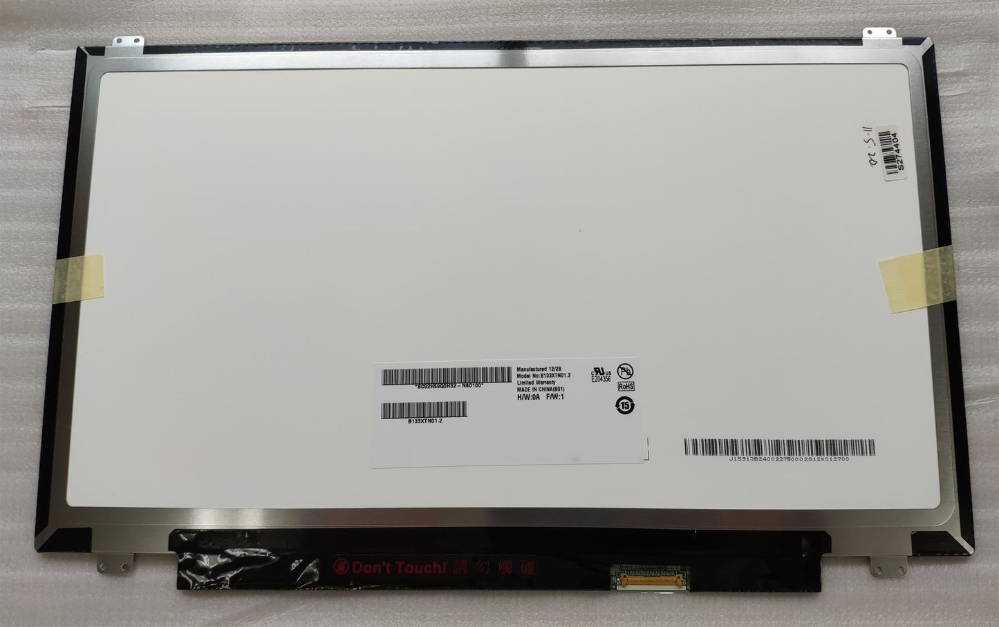 LAPTOP SCREEN SLIM 13.3 inch B133XTN01.2 B133XTN01 .2 LED HD 30 PIN eDP 1366 x 768 NEW