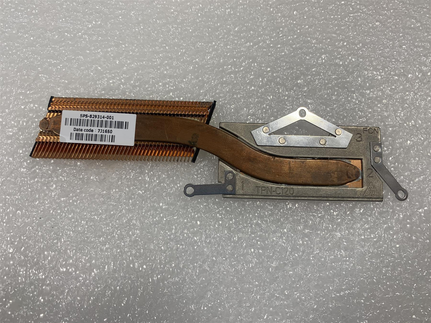 HP ENVY Notebook 13-D 829314-001 CPU Processor Heatsink Cooler Cooling Copper