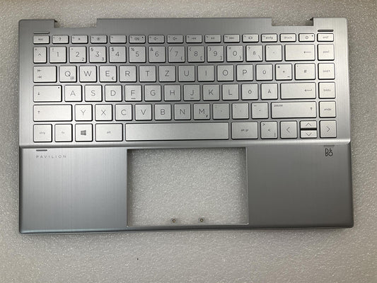 HP Pavilion x360 14-DY M49434-041 M45225-041 German Germany GR Keyboard Palmrest