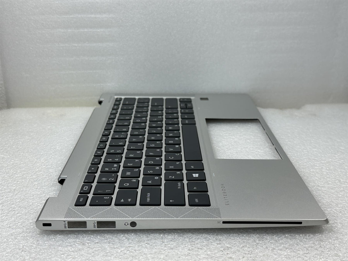 For HP EliteBook x360 830 G8 M46073-251 Russian Russ Palmrest Keyboard Top Cover