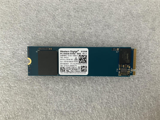 For HP L79454-001 Western Digital SN530 512GB SSD Solid State Drive M.2 NVMe NEW