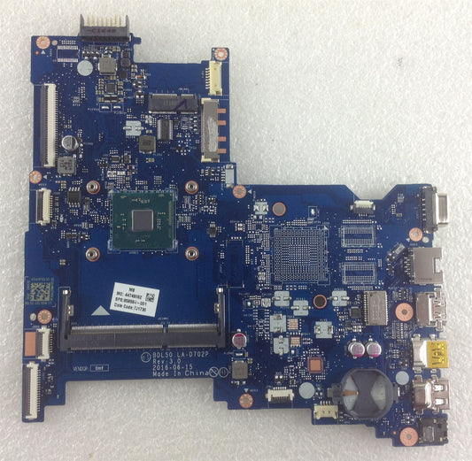 HP 250 G5 1TT39ES MOTHERBOARD Mainboard 858584-001 LA-D702P Intel N3710 1.60 GHz