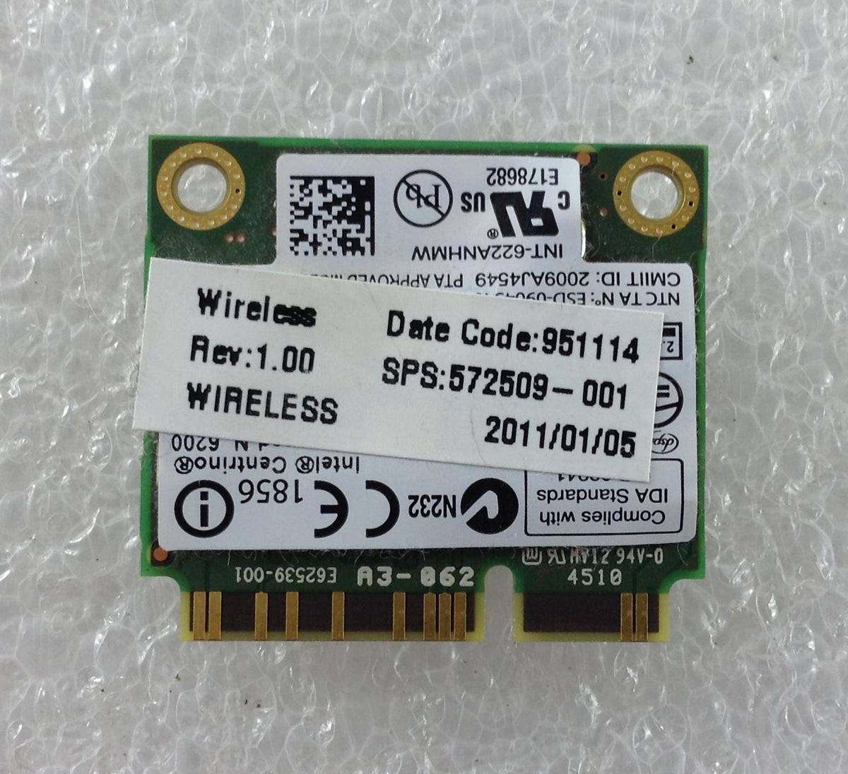 HP Envy 14T 1100 14 Wifi WLAN Wireless Card Mini PCI-E 572509-001 572509-001