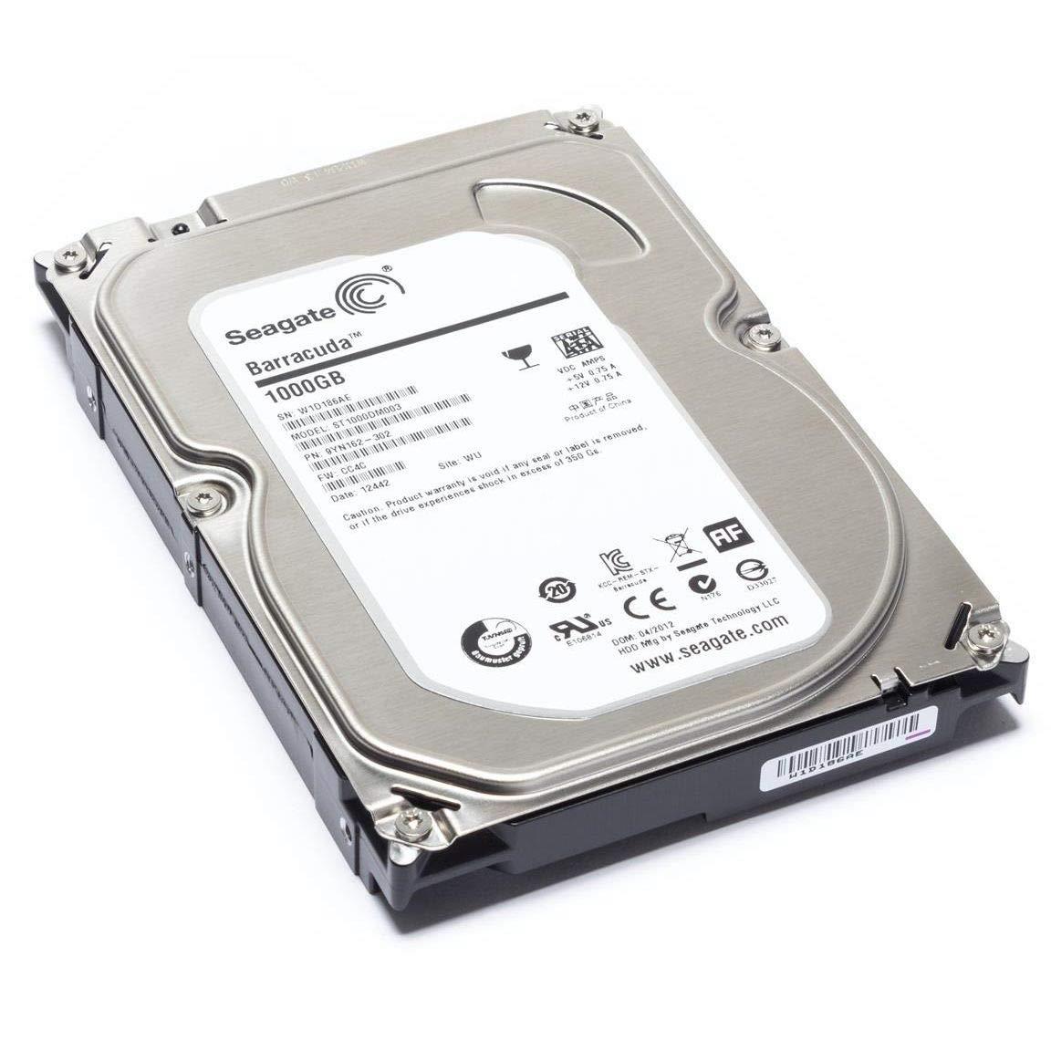 HDD ST1000DM003 848195-033 1TB 3.5 HDD Seagate ST1000DM003 848195-033 1TB 3.5 64MB Cache HDD Hard Disk Drive Desktop PC