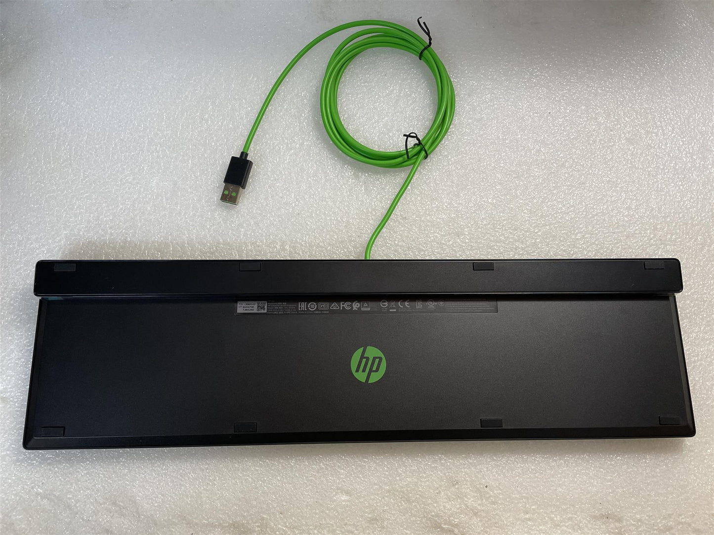 HP Pavilion Gaming L20803-031 UK English Green USB Wired Keyboard TPC-P001K NEW