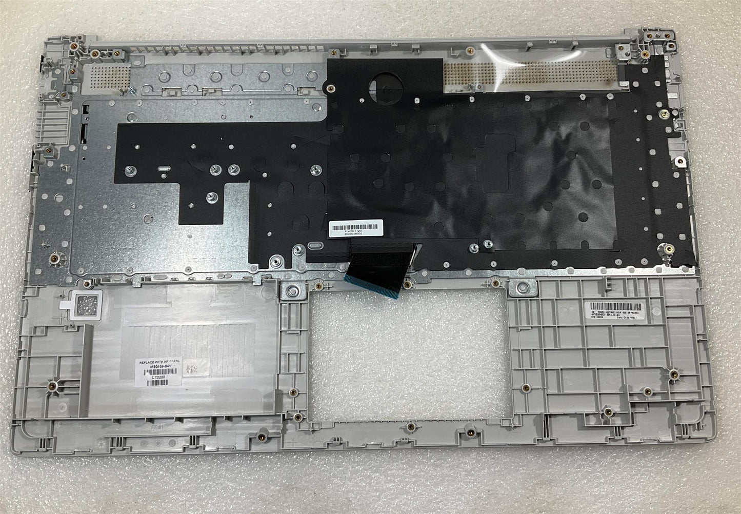 For HP 17-CN 17-CP 17T-CN M53083-041 M50459-041 German GR Palmrest Keyboard NEW