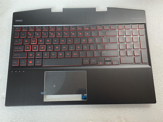 For HP Omen 15-DH L61524-B31 US int. English International also named dutch Palmrest Keyboard Top Cover NEW
