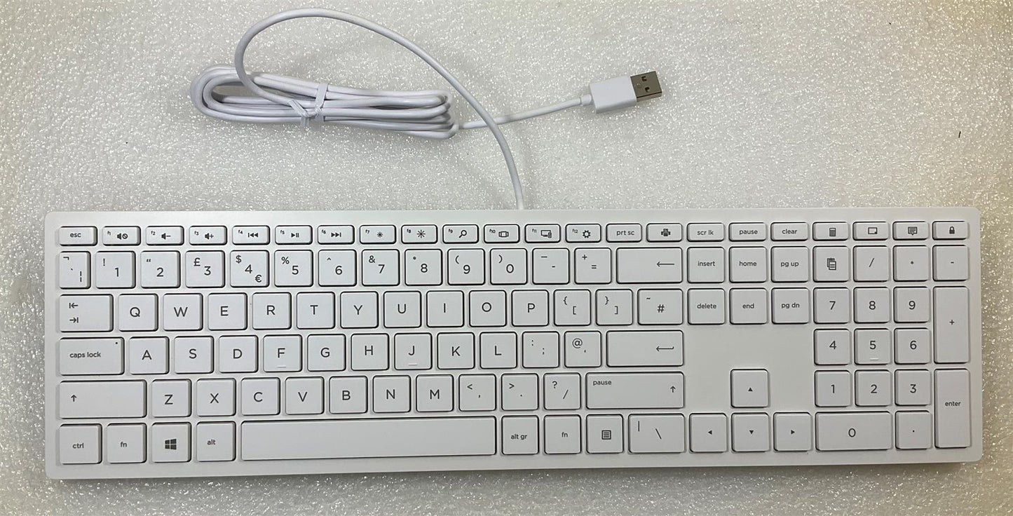 HP 928517-031 928510-031 UK English USB Wired Keyboard Mouse TPC-C002M TPC-C003K