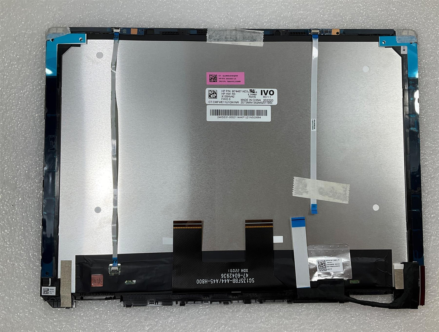 HP Spectre X360 2-in-1 Laptop 14-ef0018ci 14-EF N12681-001 N10726-001 M54555-1J1 SLURK01ENGQ0S0 SG135FBB-A44 A45-H800, 13.5 Privacy 7H2370 71NLI132177 M74467-ND3 FHD Touchscreen Touch Screen Display Panel NEW