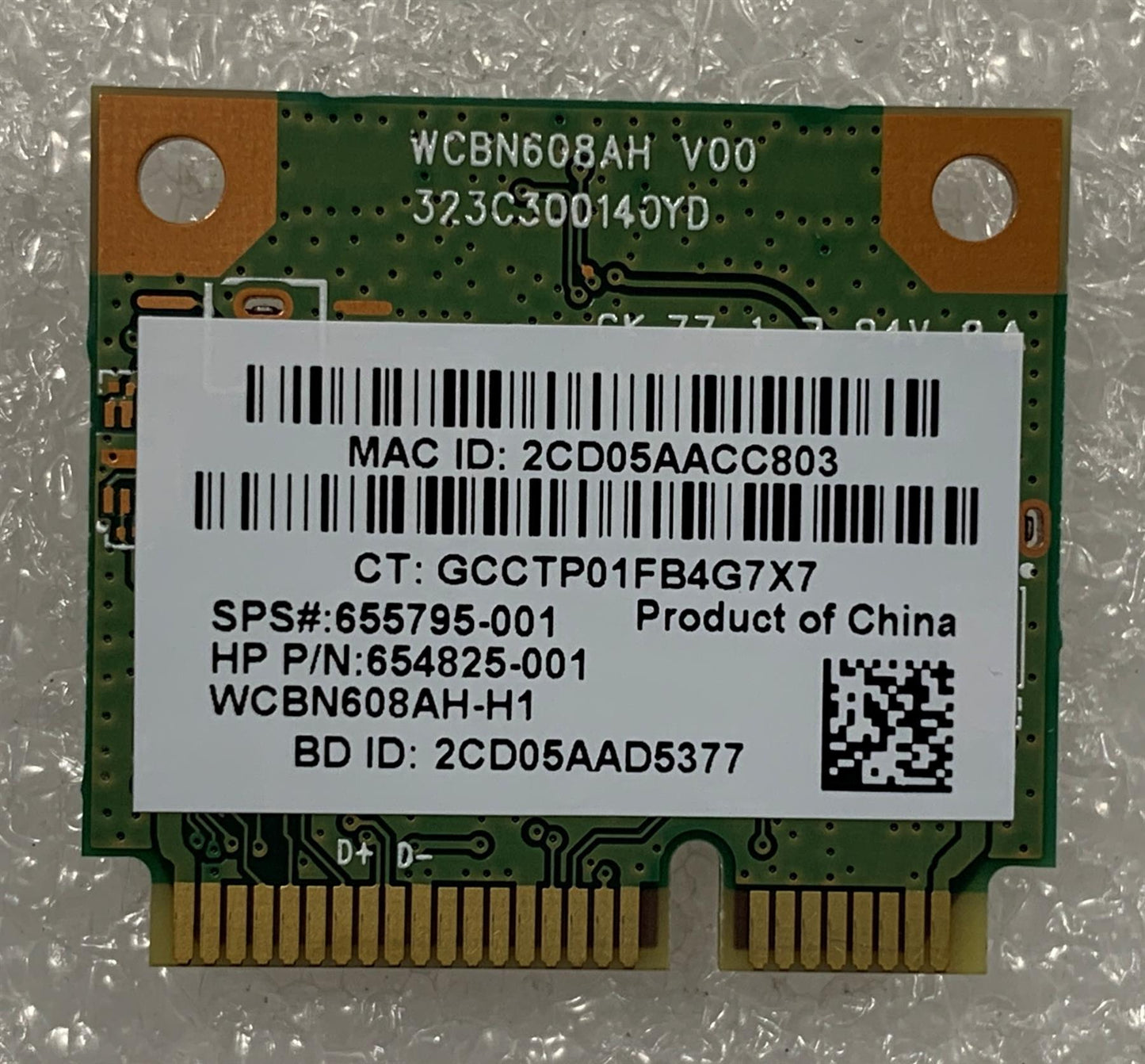 HP 655795-001 Arteos Model AR5B225 Wifi Wi-Fi WLAN Wireless Card Mini PCI-E NEW