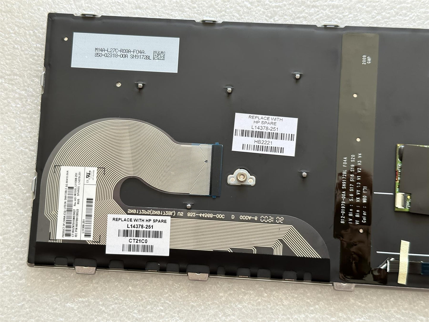 For HP EliteBook 840 G5 G6 745 G5 L14378-251 Russian Russ Keyboard NEW - We are sending L14377-251