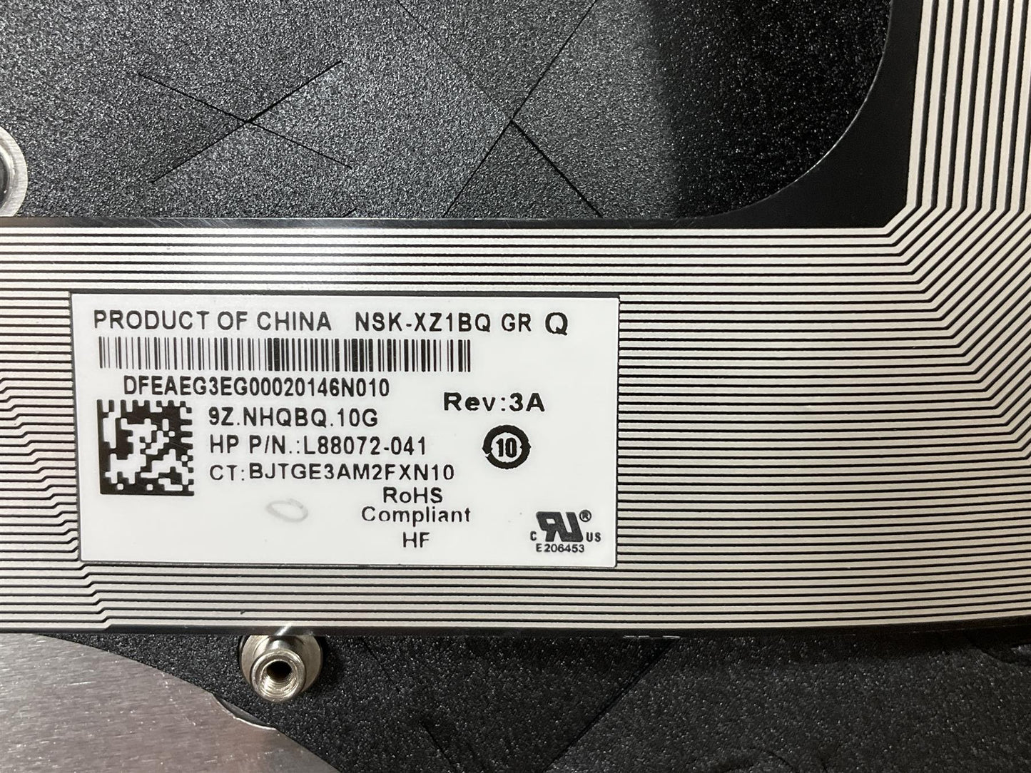 HP OMEN 15-EK 15T-EK M45525-041 M44657-041 German GR Keyboard Palmrest NEW