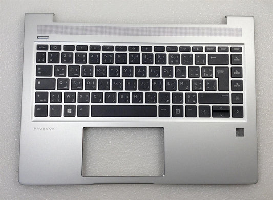 for HP ProBook 440 445 G6 L44589-FP1 Palmrest Keyboard North Africa NEW Original