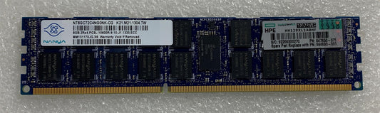 HP 664690-001 NT8GC72C4NG0NK-CG Ram Memory DDR3 8GB PC3 - 10600R 8 GB Genuine