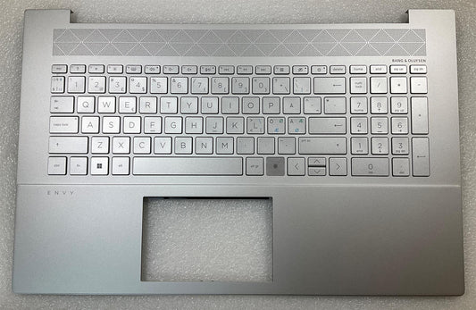HP ENVY 17-CG L92316-DH1 L87983-DH1 Danish Finnish Norwegian Palmrest Keyboard
