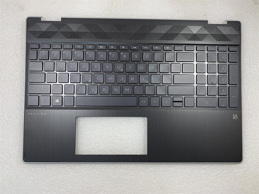 For HP Pavilion x360 15-DQ L51520-151 L53081-151 Keyboard Greece Greek Palmrest NEW