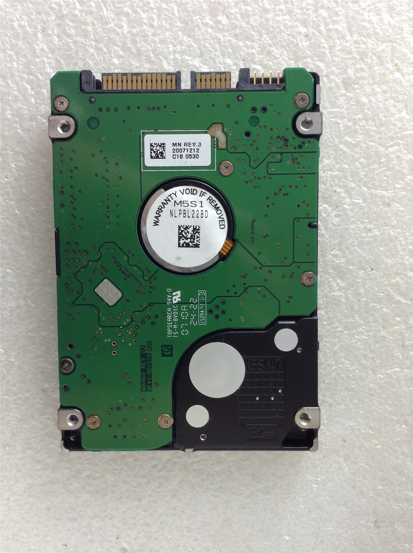 Hard Disk Drive HDD spares parts FAULTY SAMSUNG 160GB HM160HI HM160HI/M