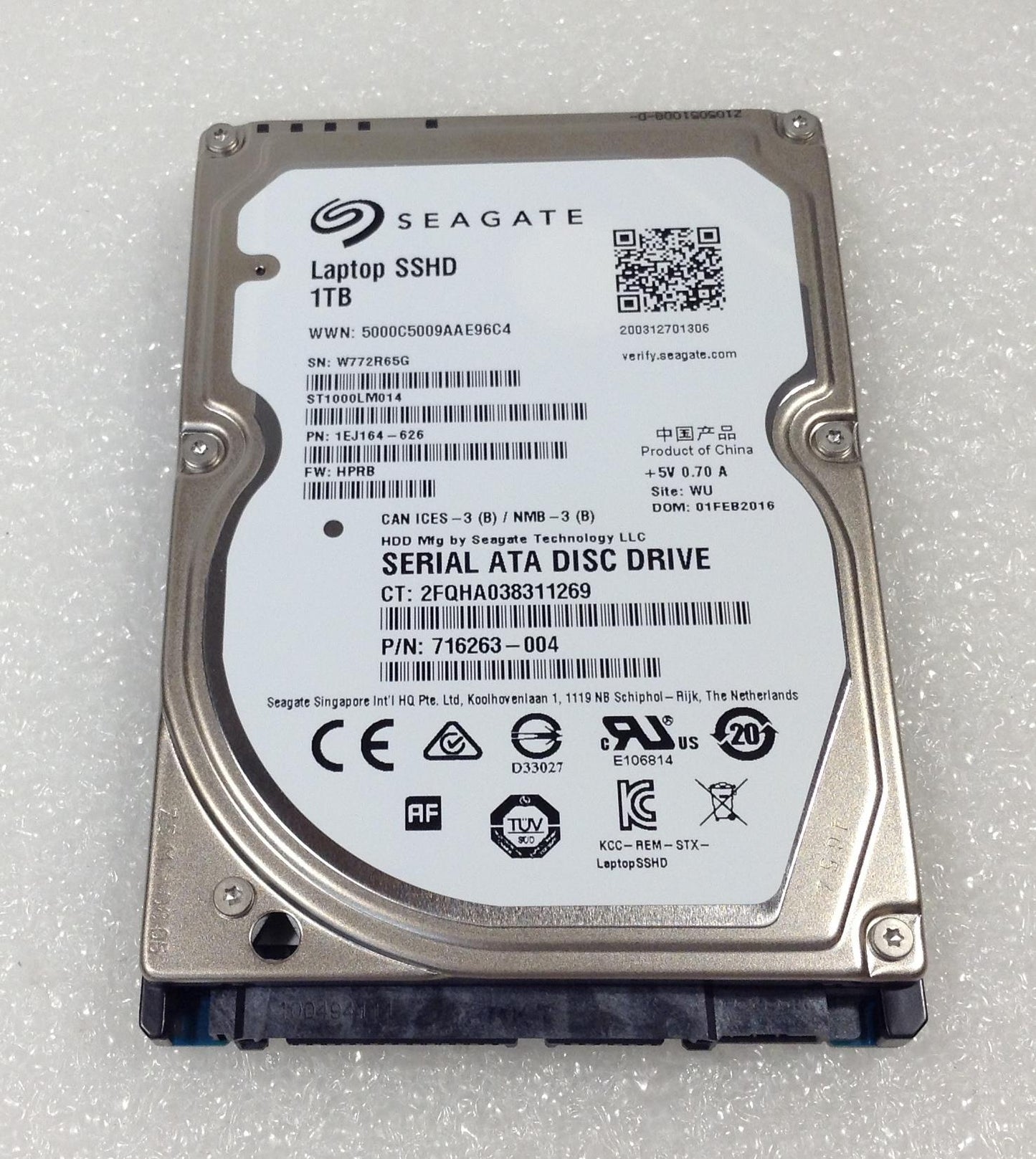 HP 800 G2 903746-001 SEAGATE ST1000LM014 1TB 2.5" HDD SATA Generic Genuine NEW