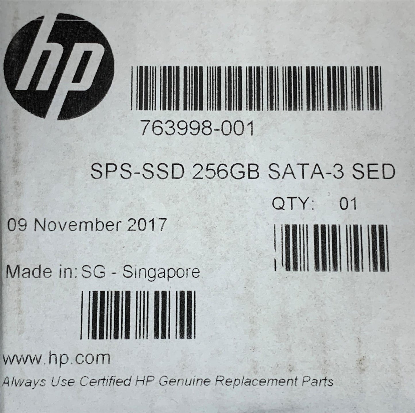 HP Elitebook Folio 1040 G1 763998-001 SSD Solid State Drive 256GB M.2 SATA NEW