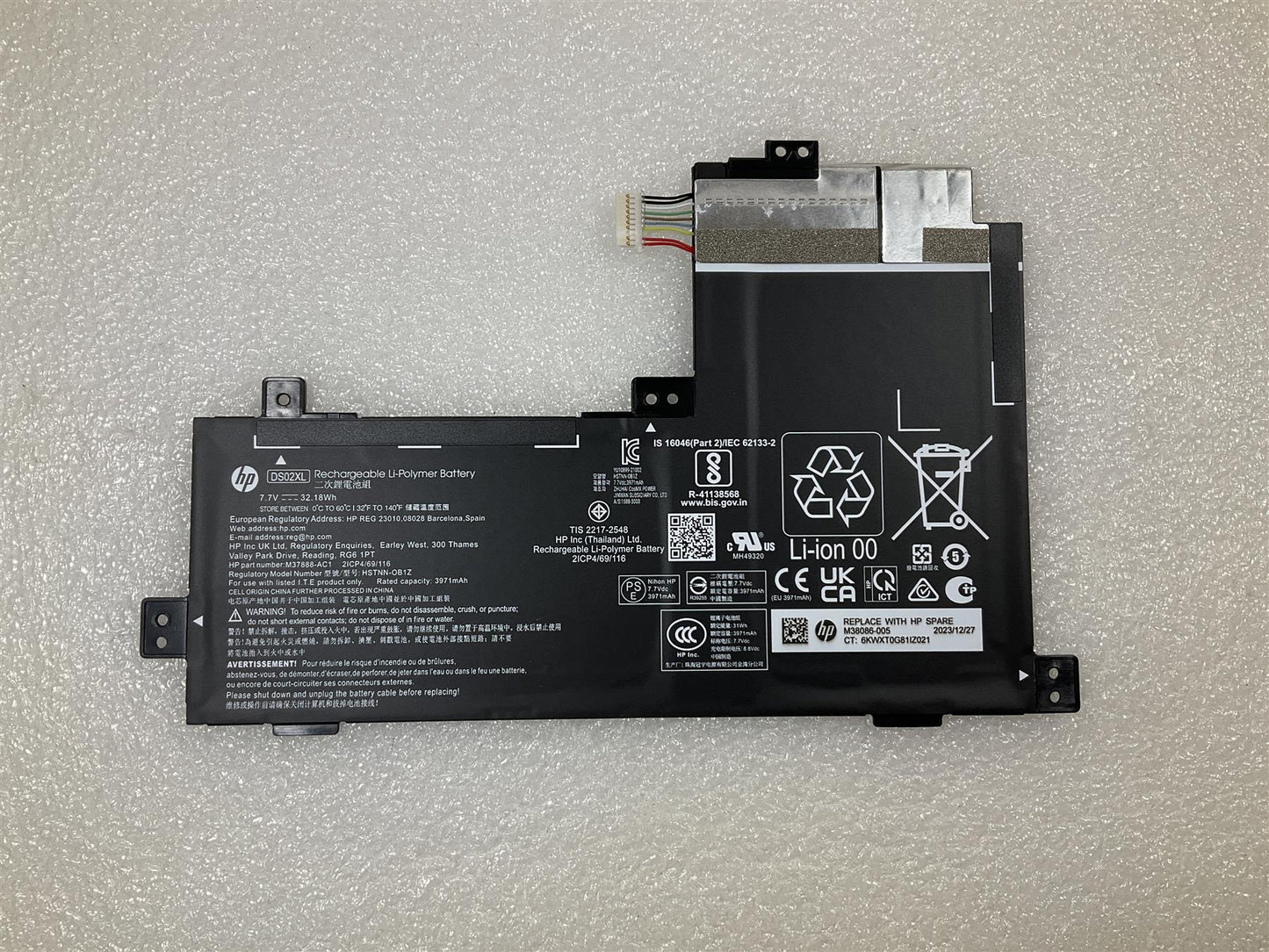 HP Chromebook x2 11 M81584-001 M37888-AC1 M38086-005 HSTNN-OB1Z DS02XL BATTERY