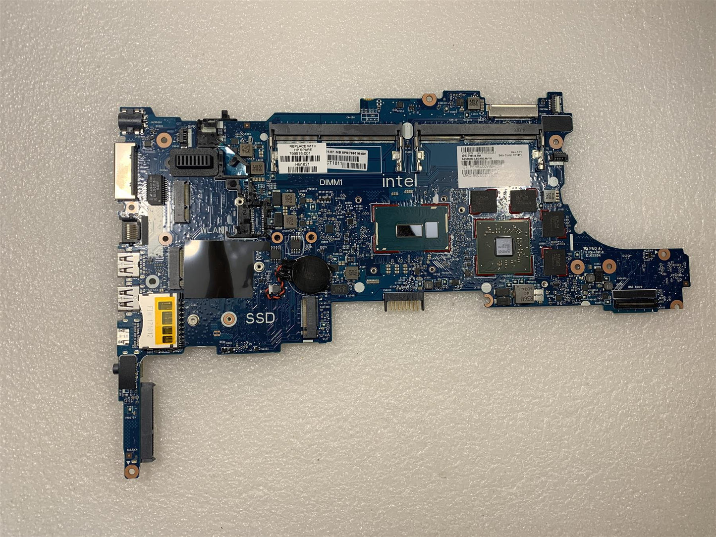 HP EliteBook 750 850 G2 799516-001 501 601 Intel i5-5300U DSC Motherboard NEW