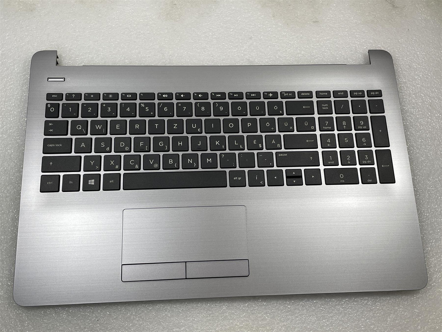 For HP 255 G6 250 G6 Silver 929904-211 Hungarian Hungary Palmrest Keyboard NEW