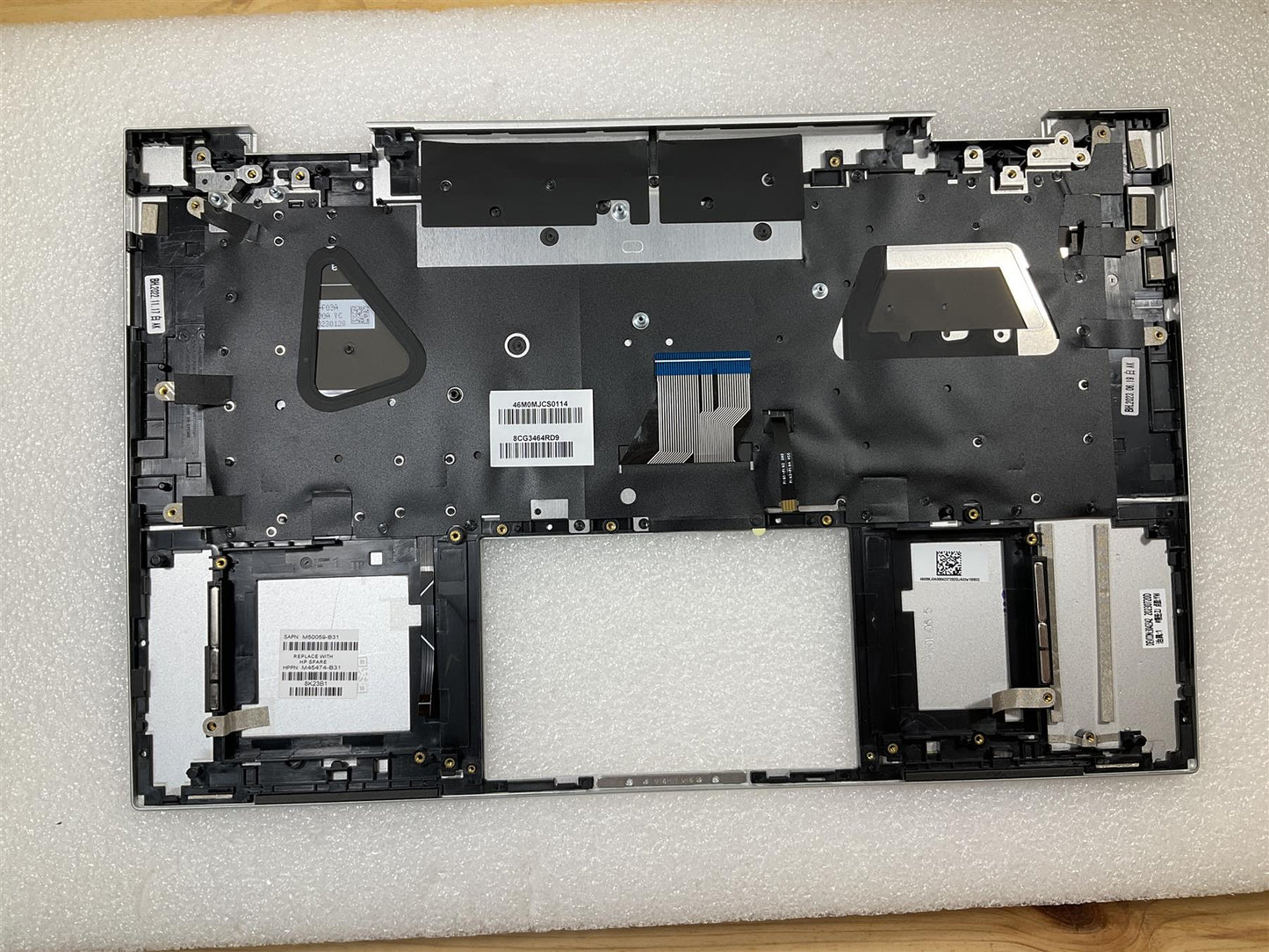 HP ENVY 15-ES 15M-ES M50059-B31 M45474-B31 US int. English International also named dutch Keyboard Palmrest