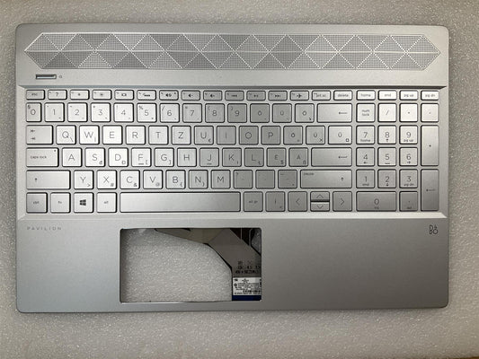 HP Pavilion 15-CS L40621-211 L35339-211 Hungary Hungarian Keyboard Palmrest NEW