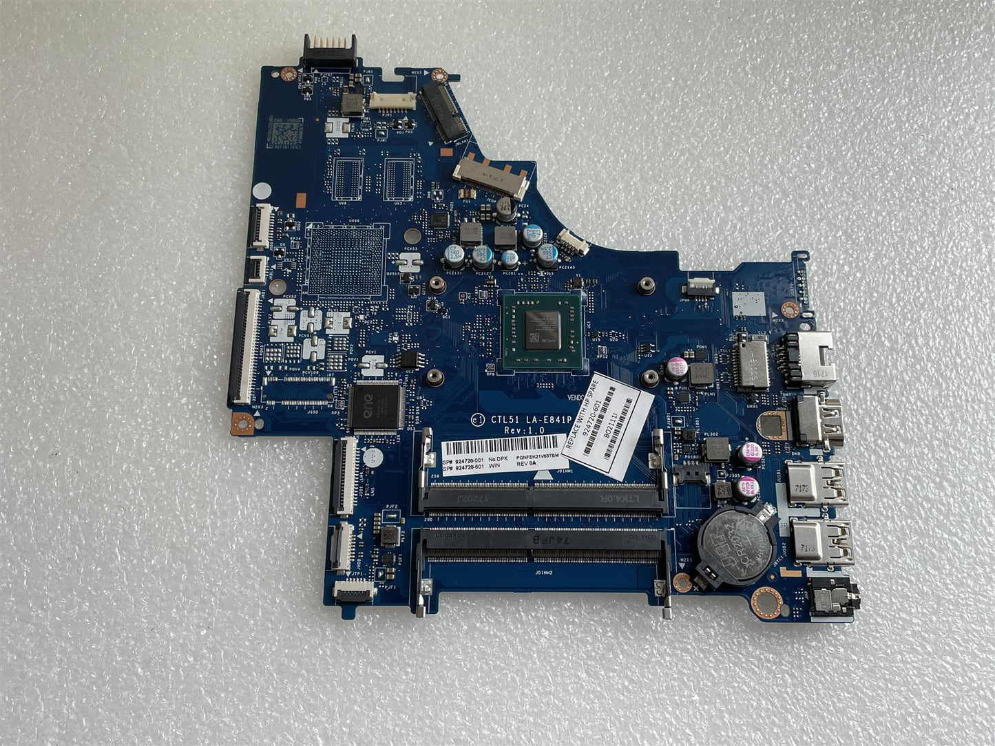 For HP 15-BW 15Q-BY 15G-BX Motherboard 928888-601 924720-601 UMA AMD A6-9220 NEW