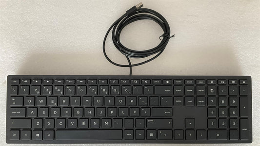 For HP Lifestyle TPC-P001K 928923-131 Portuguese Layout USB Wired Keyboard NEW