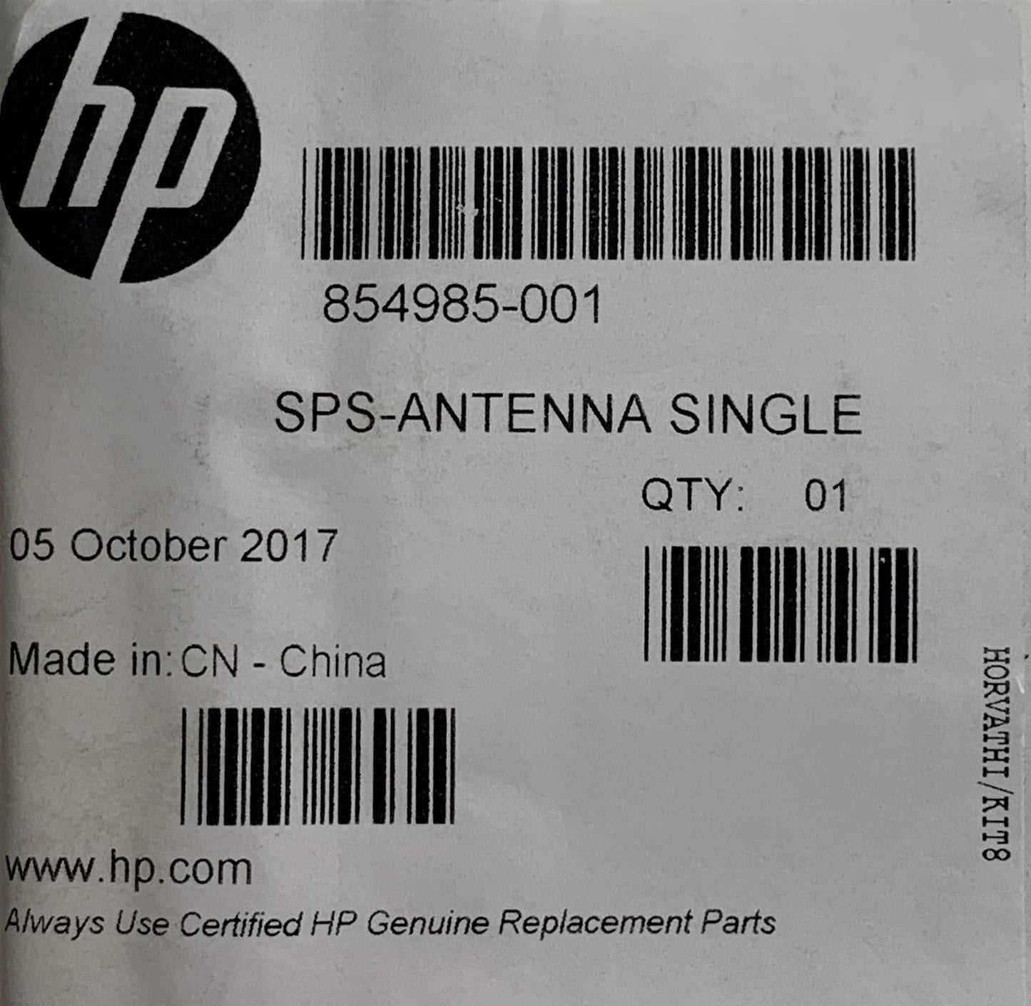 HP 250 255 G5 Notebook 854985-001 854986  WIFI Wireless Aerial Single Antenna Cable NEW