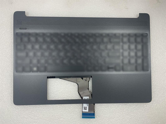 for HP 15S-EQ 15S-FQ L92958-031 L91269-031 UK English Keyboard Palmrest With Sticker