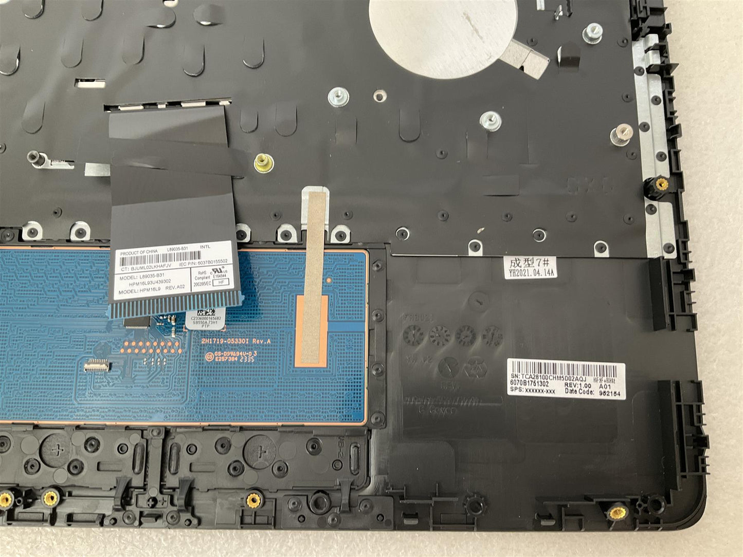 HP 14-DK 14-CF M00411-B31 L91187-B31 US int. English International also named dutch Keyboard Genuine NEW
