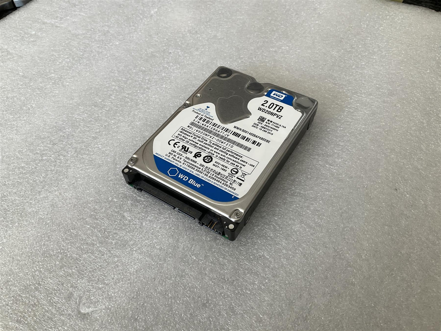 Western Digital WD 2TB 2000GB HDD WD20NPVZ Hard Disk Drive 15mm 2.5 inch SATA