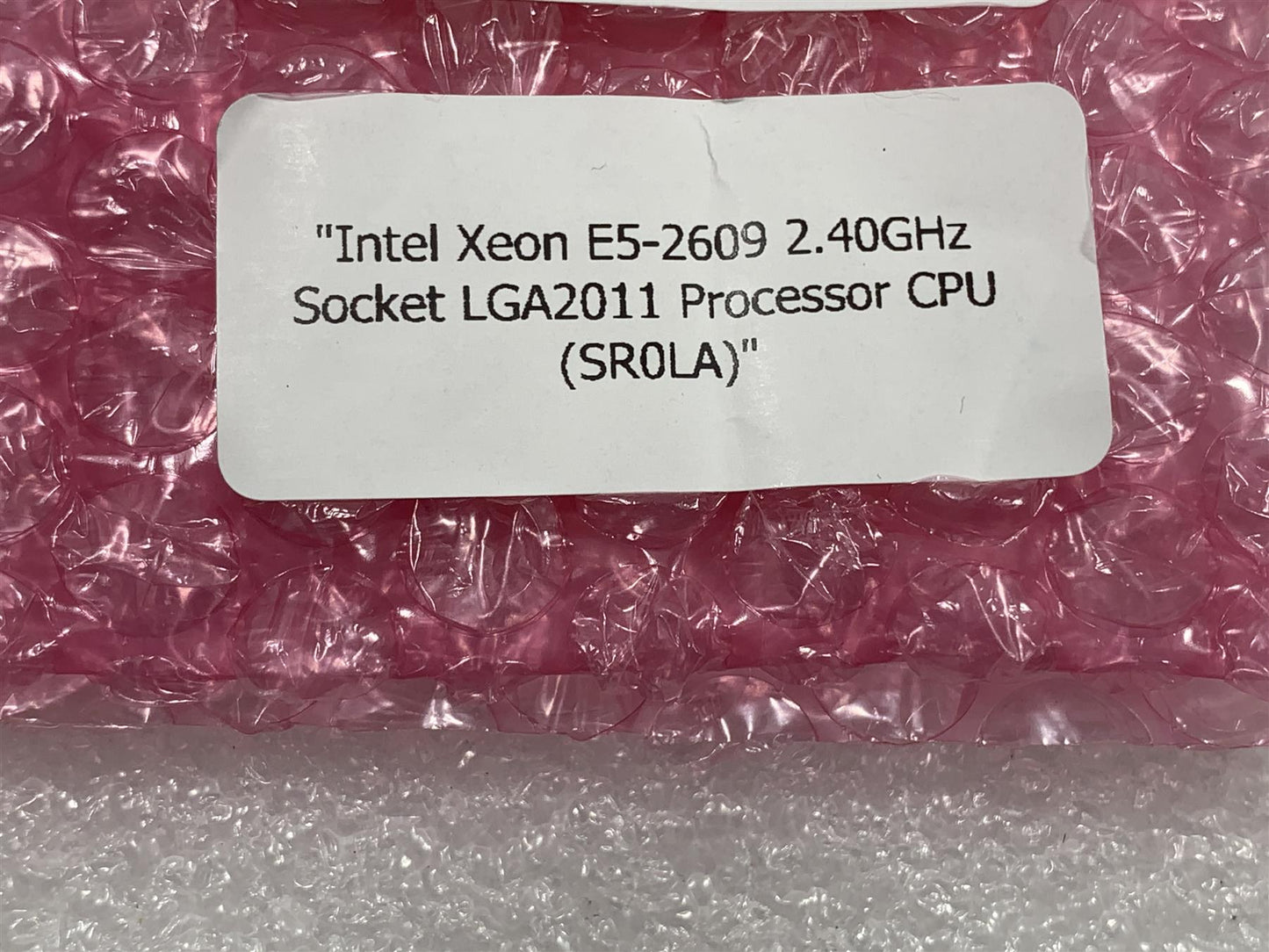 Intel Xeon Processor E5-2609 SR0LA 10M Cache 2.40GHz L228B787 Genuine NEW