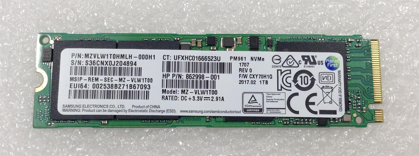 HP ProDesk 600 G2 GNRC 757759-013 1TB Turbo Drive M.2 SSD NEW Genuine Original