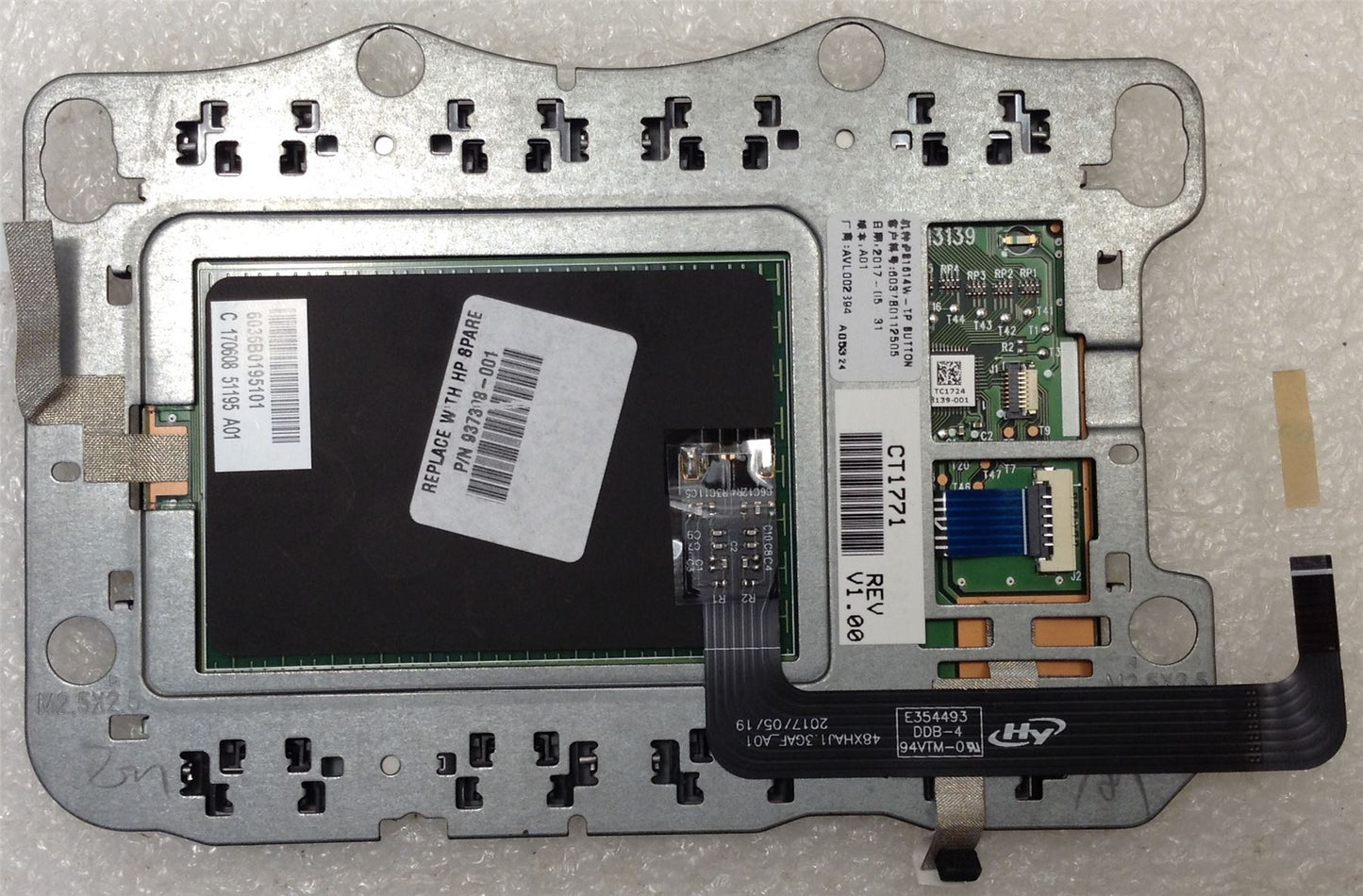 HP ZBook 14u G4 PC 937308-001 PFEA04BTA002 941703-001 14W TouchPad Trackpad NEW