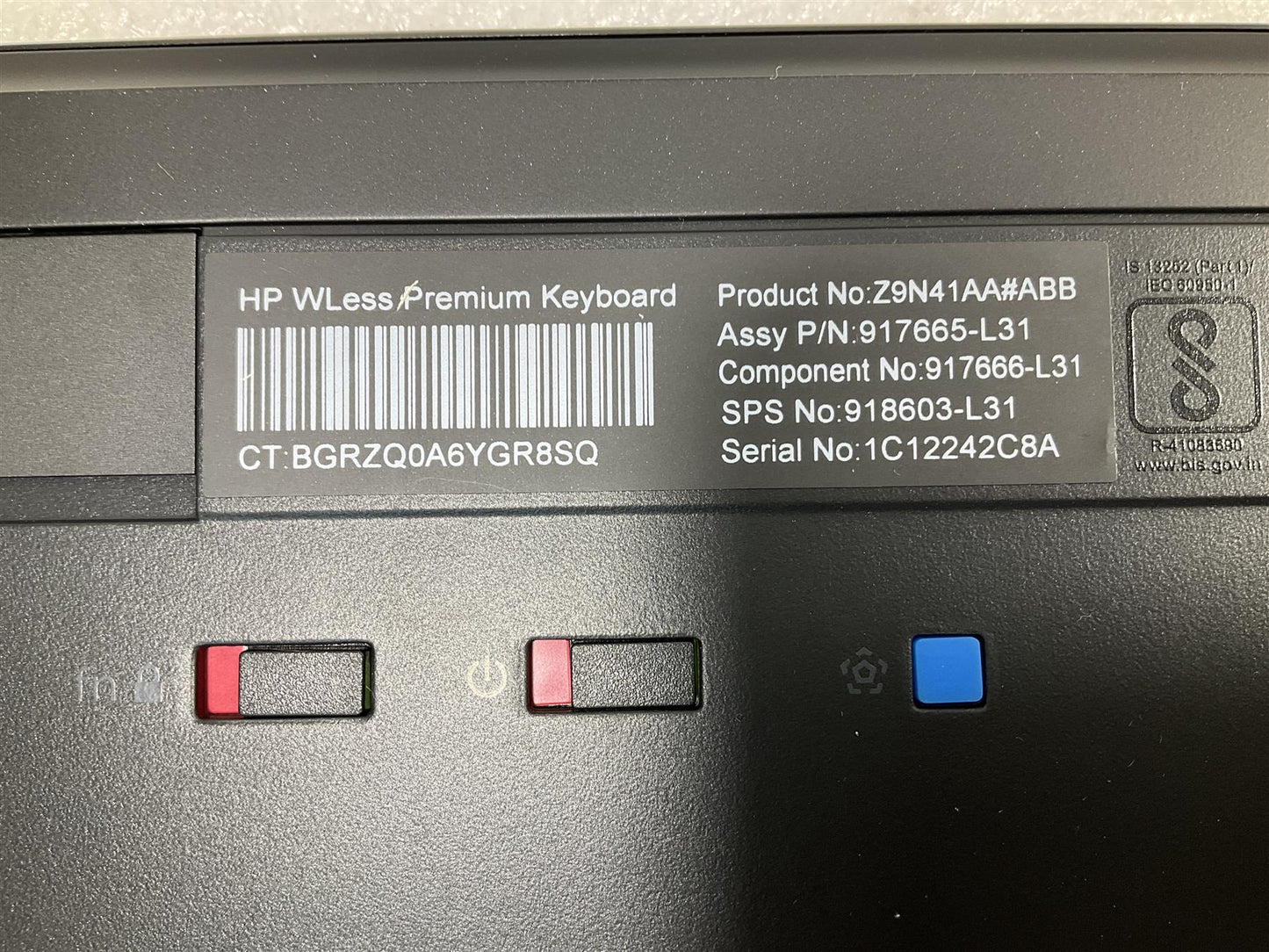 For HP Premium Wireless 932479-L31 US American Keyboard Mouse Genuine NEW