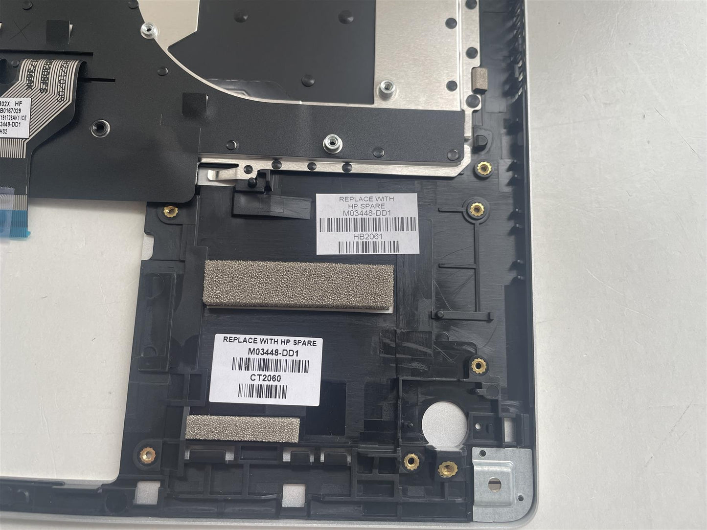 For HP Probook x360 435 G7 M03448-DD1 Palmrest Top Cover Keyboard Iceland NEW - We are sending M03449-DD1