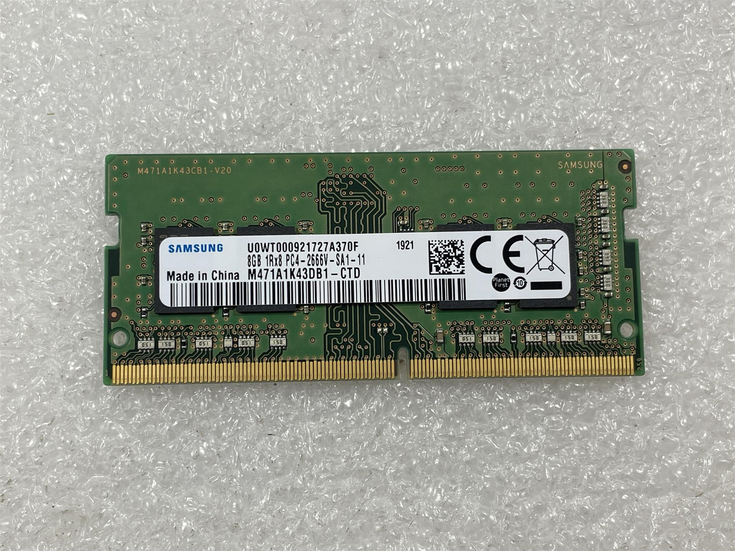 For HP 866267-001 Samsung M471A1K43DB1-CTD RAM Memory 8GB DDR4 2666V PC4 NEW