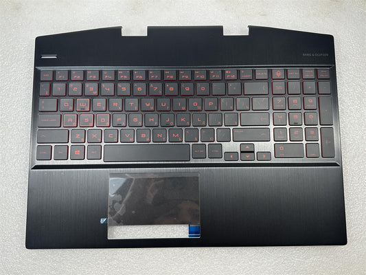 For HP Omen 15-DH L61524-251 Russian Russ Palmrest Keyboard Top Cover NEW