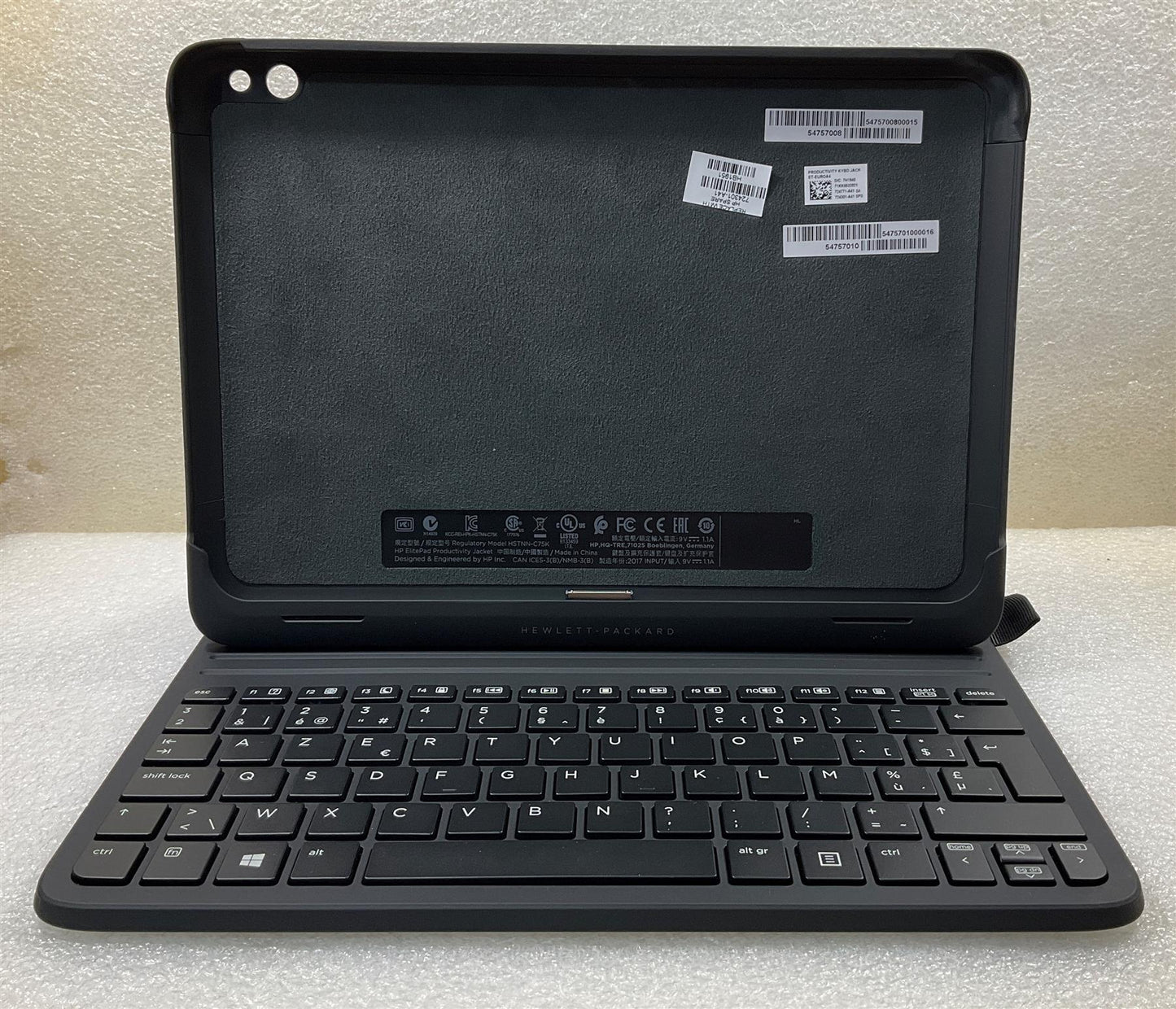 HP ElitePad 900 G1 1000 G2 724301-A41 Jacket Keyboard Belgium Belgian Palmrest