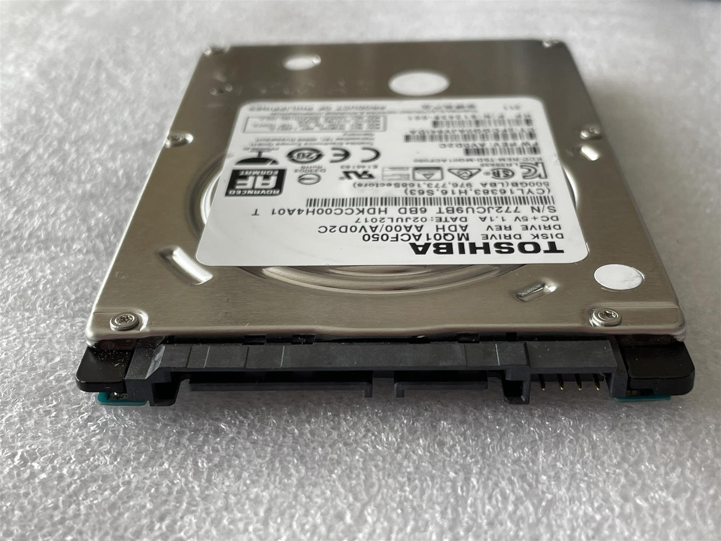 For HP 813438-001 Toshiba MQ01ACF050 500GB HDD Hard Disk Drive SATA 2.5 INCH NEW
