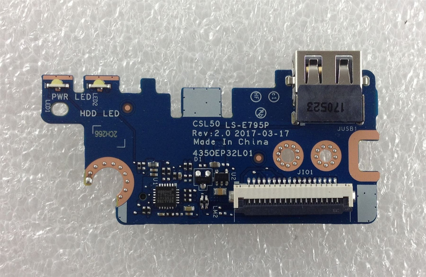 HP Pavilion 15-BW 15-bw024na USB SD Card Reader Port PCB Board LS-E795P 924991-001 Compatible Hp 255 250 G6