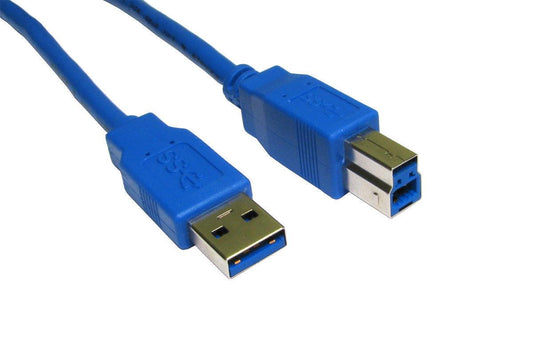 USB 3.0 Cable USB 3.0 Cable A Male to B Male Type A to B Male Compatible with Hard Disk Drive Printers Scanner