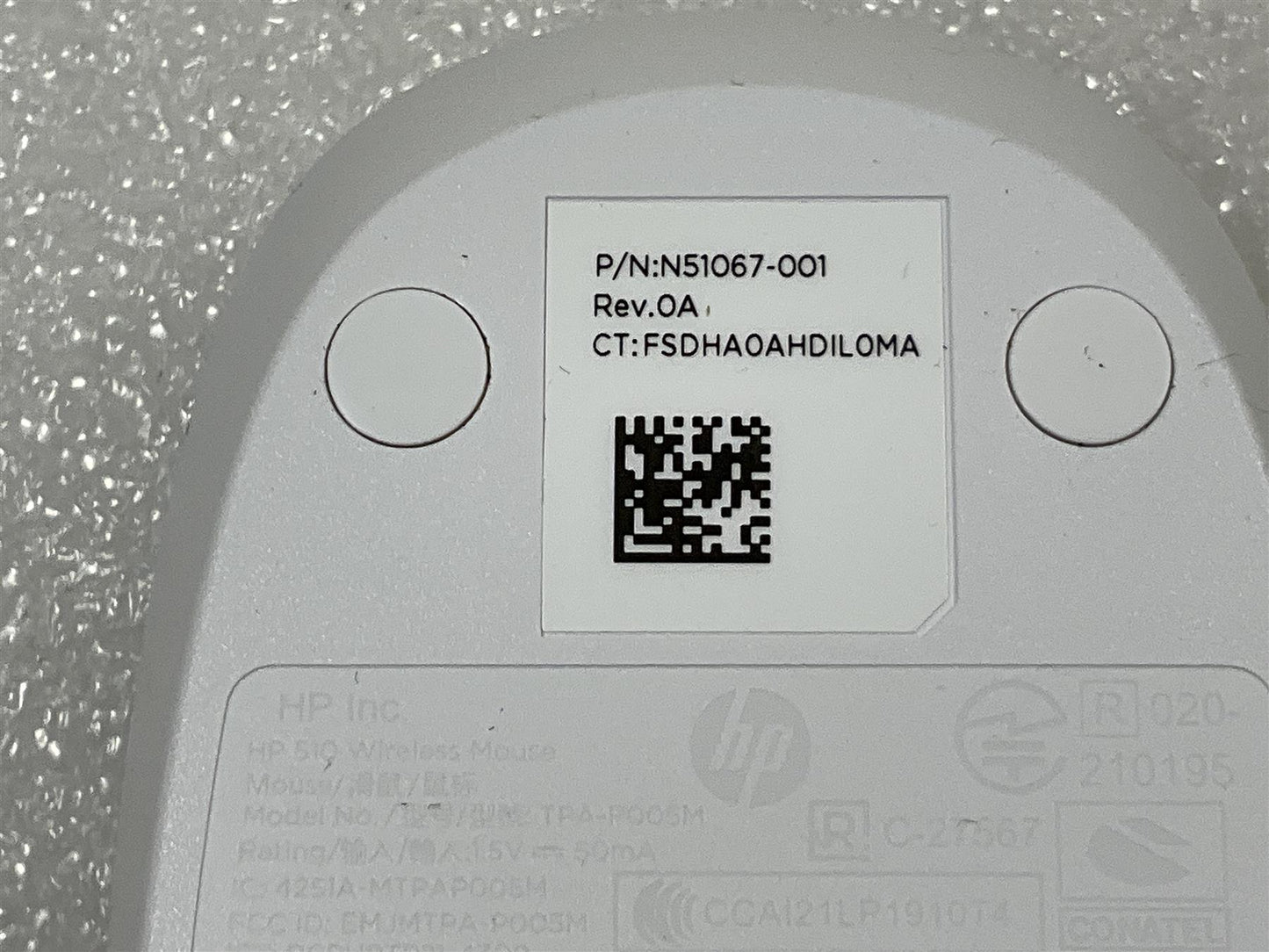 For HP N51137-L31 US English USB Wireless Keyboard Mouse TPA-P005K TPA-P005M NEW