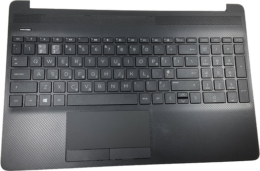 For HP 255 G8 L97982-031 L94460-031 UK English Keyboard British Palmrest Stickers