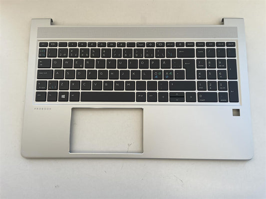 HP Probook 450 455 650 655 G8 G9 M49547-DH1 Palmrest Keyboard Norway Nordic NEW
